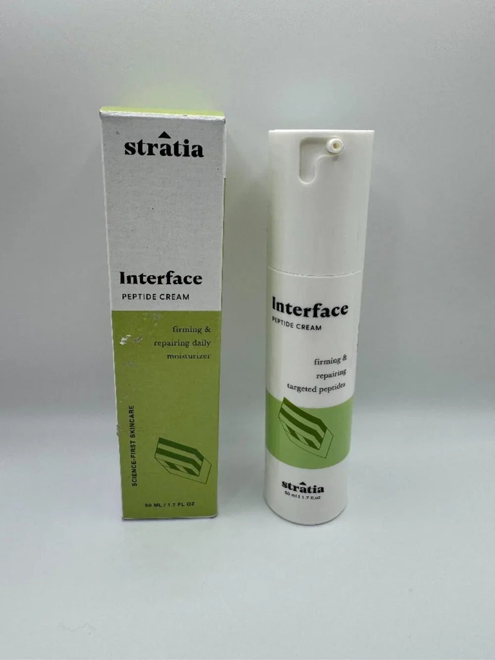 Stratia Interface Peptide Cream Anti-Aging 1.7oz Full Size